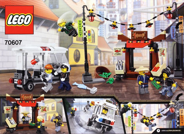 LEGO Ninjago Pościg w Ninjago City (70607) [KLOCKI]