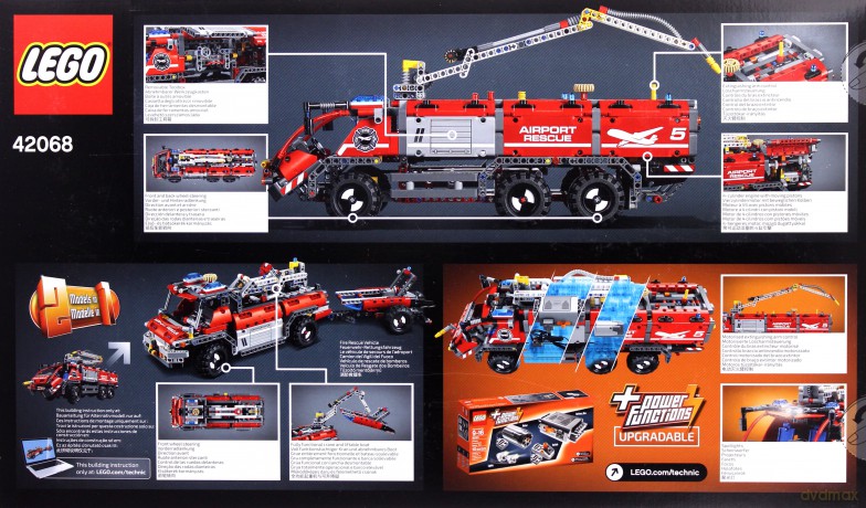 LEGO Technic Pojazd straży pożarnej (42068) [KLOCKI]