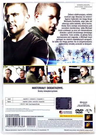 Prison Break: Skazany na śmierć Ostatnia ucieczka (Final break) [DVD]