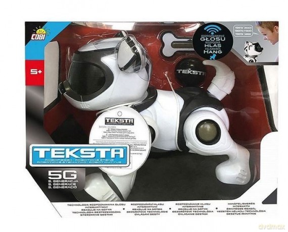 Teksta Robopiesek sterowany glosem, niebieski [FIGURKA]