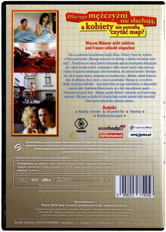 Dlaczego mężczyźni nie słuchają, a kobiety nie potrafią czytać map? [DVD
