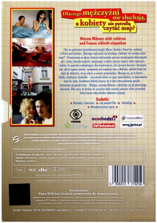 Dlaczego mężczyźni nie słuchają, a kobiety nie potrafią czytać map? [DVD