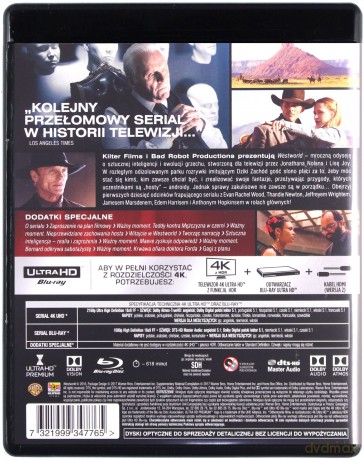 Westworld Sezon 1 [3xBlu-Ray 4K]+[3xBlu-Ray]