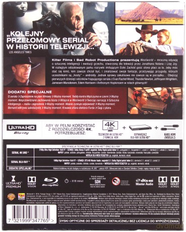 Westworld Sezon 1 [3xBlu-Ray 4K]+[3xBlu-Ray]