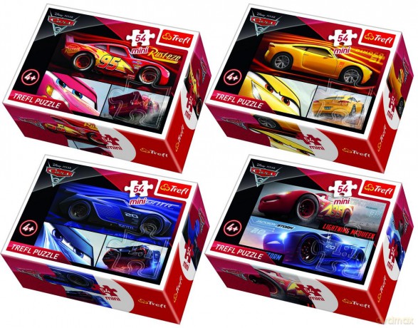 TREFL 54 el. Mini Auta 3 (54160) [PUZZLE]
