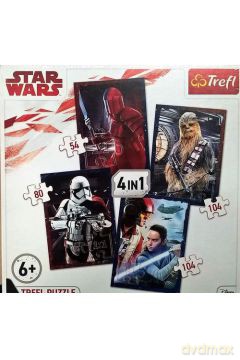 TREFL 4w1 Star Wars 8 (Gwiezdne Wojny) (34277) [PUZZLE]