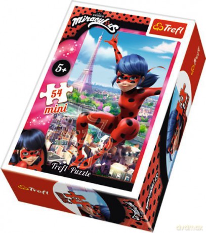TREFL 54 el. mini - Czas na przemianę Miraculous (54151) [PUZZLE]