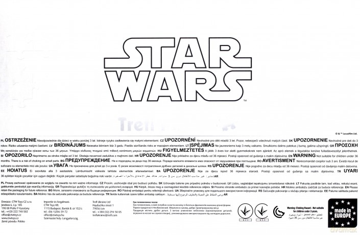 TREFL 1000 el. Star Wars VIII (Gwiezdne Wojny) (10444) [PUZZLE]