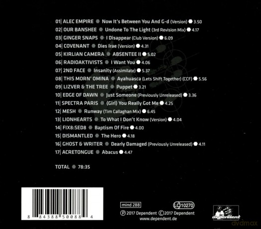 Dependence 2017 [CD]