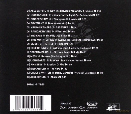 Dependence 2017 [CD]
