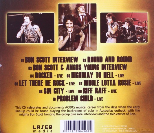 Tribute To Bon Scott: Legendary Voice Of AC/DC [CD]