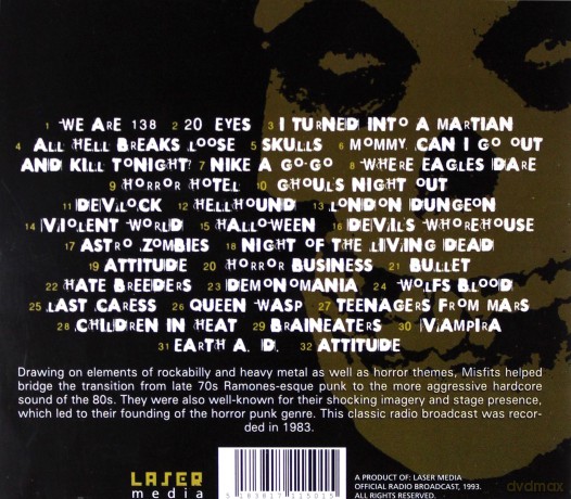 Misfits: Teenagers From Mars [CD]