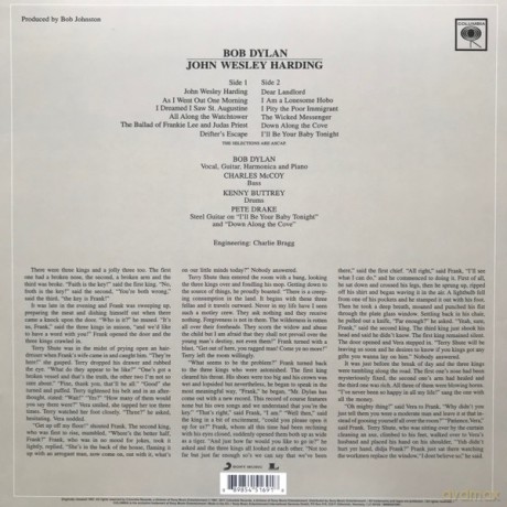 Bob Dylan: John Wesley Harding (2010 Mono Version) [Winyl]