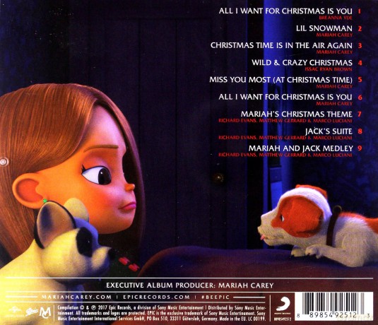 Mariah Carey's All I Want for Christmas Is You soundtrack [CD]