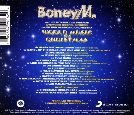 Boney M.: Worldmusic for Christmas [CD]