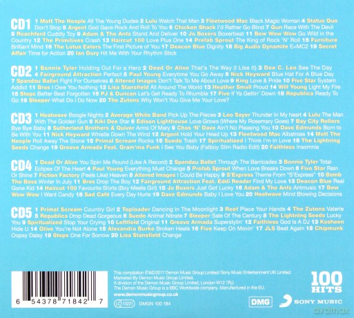 100 Hits - Great British Songs [5CD]
