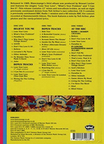Blancmange: Believe You Me [CD]