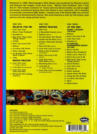 Blancmange: Believe You Me [CD]