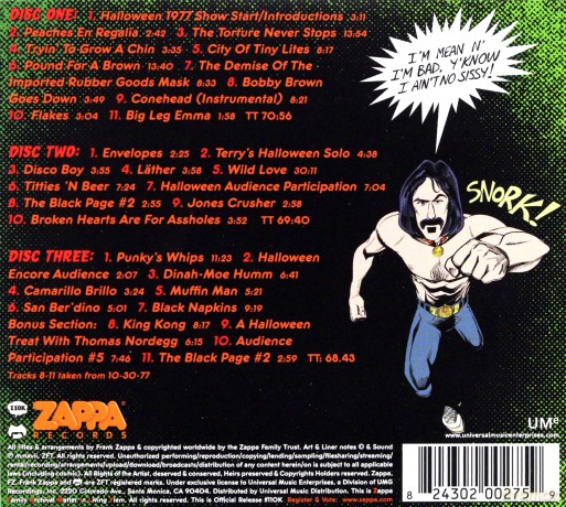 Frank Zappa: Halloween 77 [3CD]