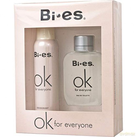 Bi-es Ok for Everyone Komplet (woda perfumowana 100 ml + dezodorant 150 ml)
