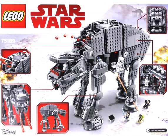 LEGO Star Wars - Ciężka maszyna krocząca Najwyższego Porządku (Gwiezdne Wojny) (75189) [KLOCKI]