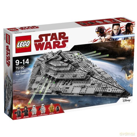 LEGO Star Wars - Niszczyciel gwiezdny Najwyższego Porządku (Gwiezdne Wojny) (75190) [KLOCKI]