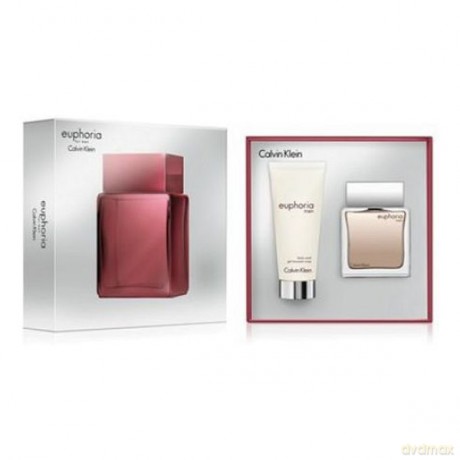 Calvin Klein Euphoria Men Zestaw prezentowy (woda toaletowa 50 ml + żel pod prysznic 100 ml)