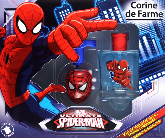 Corine de Farme Zestaw prezentowy Spiderman (woda toaletowa 50 ml+żel do stylizacji świecący bączek)
