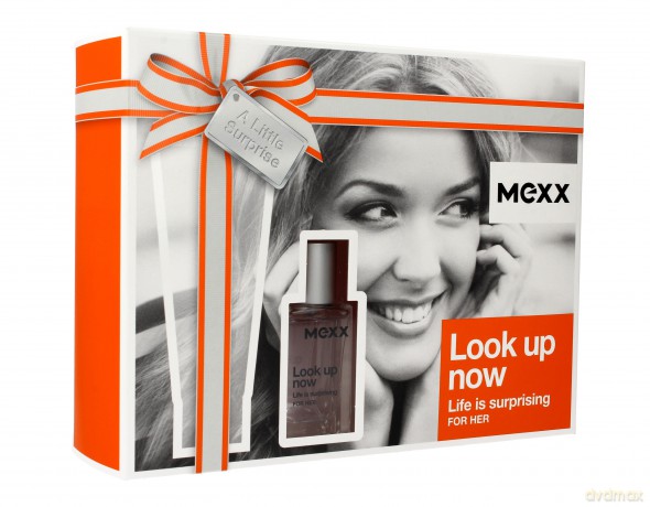 Mexx Look Up Now for Her Zestaw prezentowy (woda toaletowa 15 ml+balsam do ciała 50 ml)