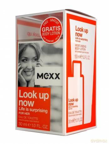 Mexx Look Up Now for Her Zestaw prezentowy (woda toaletowa 30 ml+balsam do ciała 150 ml)