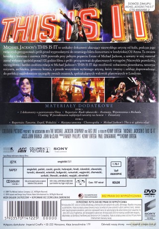 This is it (Michael Jackson) wydanie specjalne (Czarne) [2DVD]