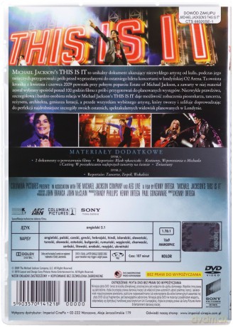 This is it (Michael Jackson) wydanie specjalne (Białe) [2DVD]