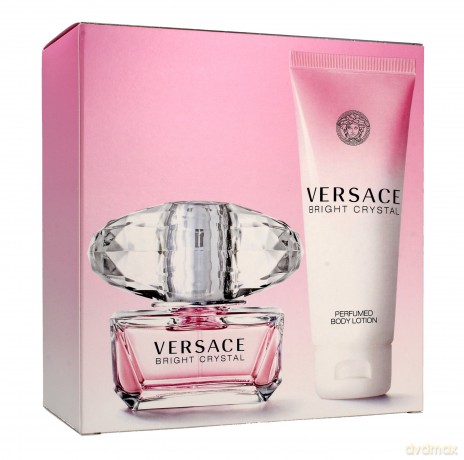 Versace Bright Crystal Zestaw prezentowy (woda toaletowa 50 ml+lotion do ciała 100 ml)