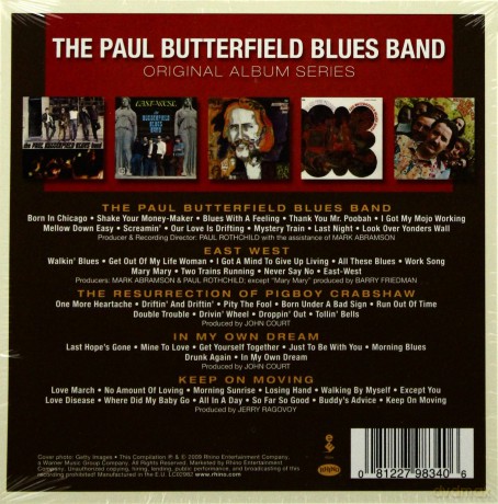 The Paul Butterfield Blues Band : Original Album Series [BOX] [5CD]