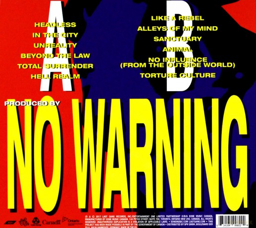 No Warning: Torture Culture (digipack) [CD]