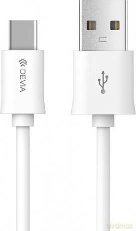 Kabel DEVIA USB Type-C biały