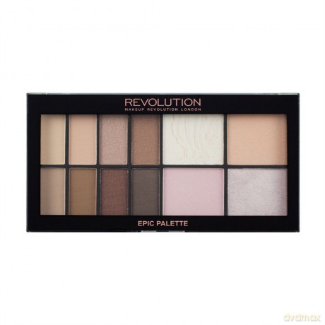 Makeup Revolution Epic Day Palette Zestaw cieni i rozświetlaczy do makijażu 1op.