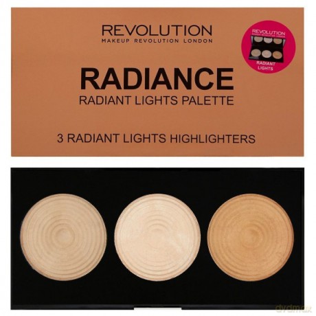 Makeup Revolution Highlighter Palette Radiance Rozświetlacze 15 g