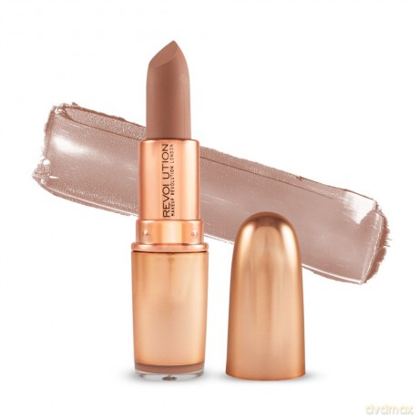 Makeup Revolution Iconic Matte Nude Lipstick Pomadka do ust matowa Wishful
