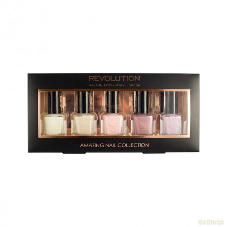 Makeup Revolution Nail Collection Zestaw lakierów do paznokci Perfect Pastel 1op.-5 szt
