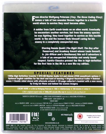 Enemy Mine (Mój własny wróg) (Blu-Ray]