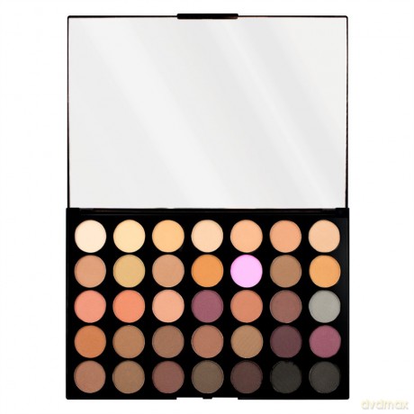 Makeup Revolution Pro HD Palette Amplified 35 Zestaw cieni do powiek Neutrals Cool 30 g (35 kolorów)