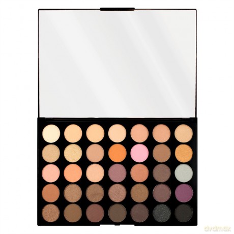 Makeup Revolution Pro HD Palette Amplified 35 Zestaw cieni do powiek Neutrals Warm 30 g (35 kolorów)