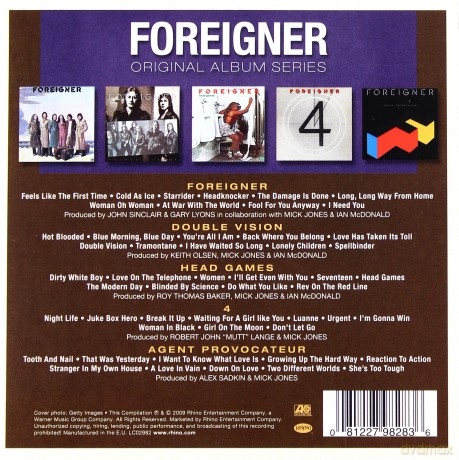 Foreigner: Original Album Series [BOX] [5CD]
