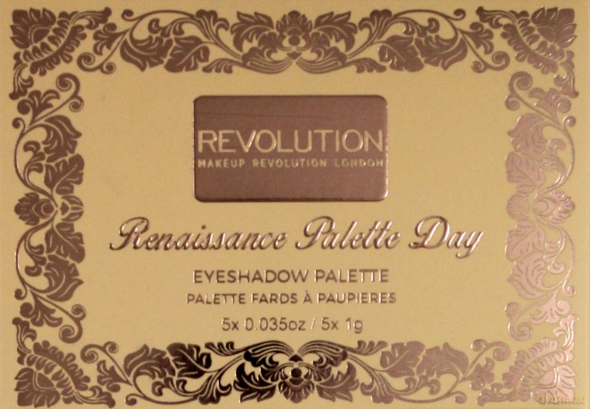 Makeup Revolution Renaissance Palette Day Paletka cieni 5 g