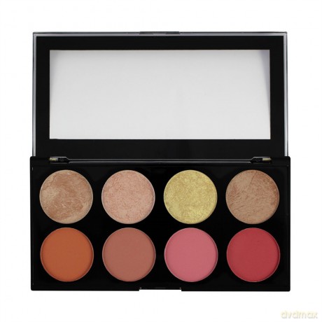 Makeup Revolution Ultra Blush Palette 8 Zestaw róży do policzków Blush goddess 13 g