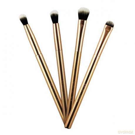 Makeup Revolution Ultra Metals go Eye Zestaw pędzli do cieni 1op.-4 szt