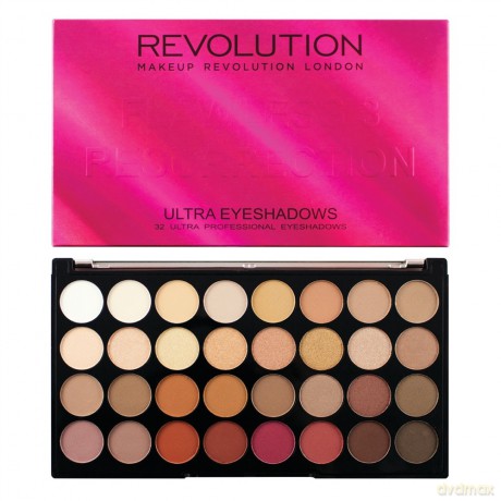 Makeup Revolution Ultra Palette 32 Zestaw cieni do powiek Flawless 3 Resurrection 16 g (32 kolory)