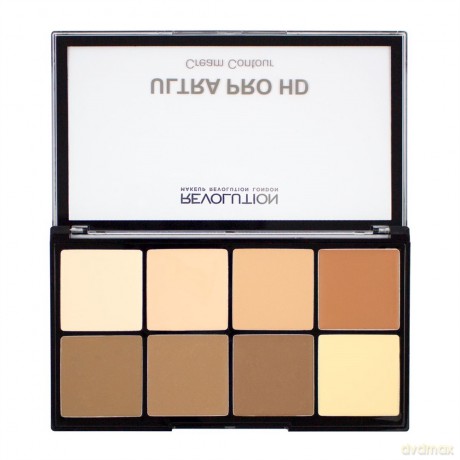 Makeup Revolution Ultra Pro HD Cream Contour Light-Medium Zestaw pudrów kremowych 20 g