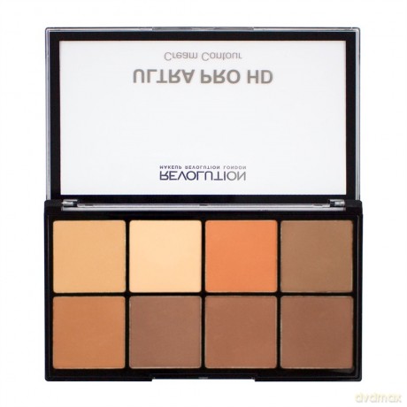 Makeup Revolution Ultra Pro HD Cream Contour Medium Dark Zestaw pudrów kremowych 20 g